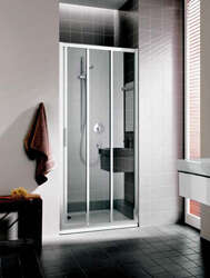 Image du produit PORTE COULISSANT 80   3 ELEMENTS ARGENT VERRE CLAIR CADA XS