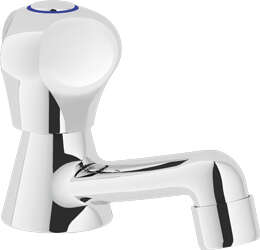 Image du produit ROBINET SIMPLE LAVE-MAINS (A LA PIECE) EAU FROIDE CHR (EX : NZ06004/2KCR) - NZ06004/2ZCR