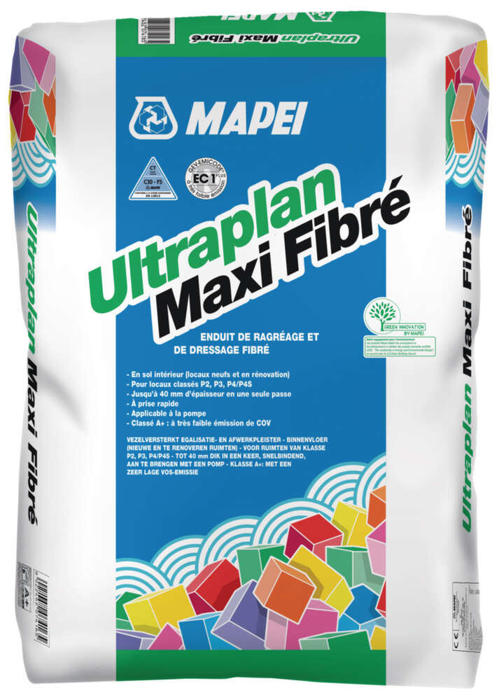 Image du produit REAGREAGE INT. ULTRAPLAN MAXI  FIBRE 25 KGS DE 3 A 40 MM