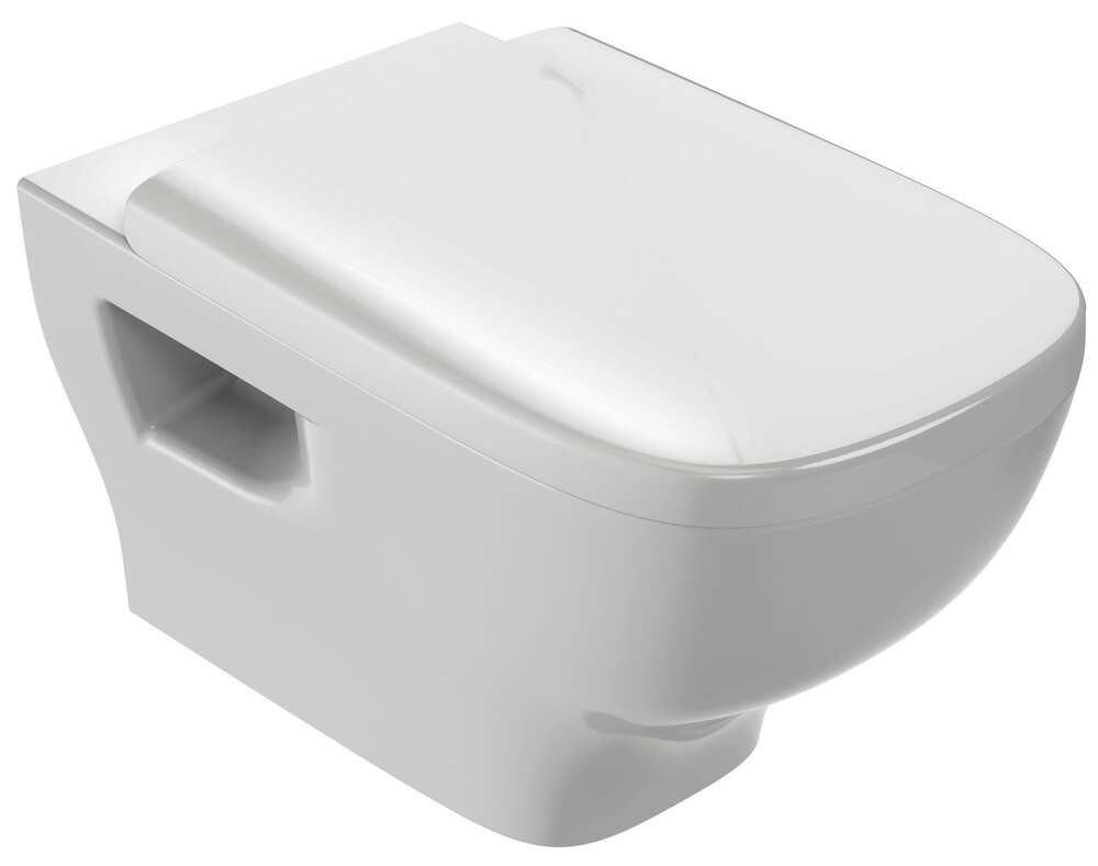 Image du produit PACK WC SUSPENDU STRUKTURA SANS BRIDE 54 X 34CM BLANC - EDE122-00