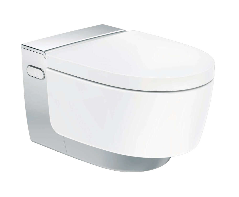 Image du produit WC SUSPENDU LAVANT AQUACLEAN MAIRA COMFORT BLANC/CHROME - 146.218.21.1