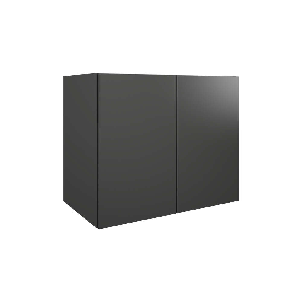 Image du produit MSV GRAPHITE MAT L78 H64 P45 2 PORTES MELAMINE POUR SIMPLE VASQUE - DOM130