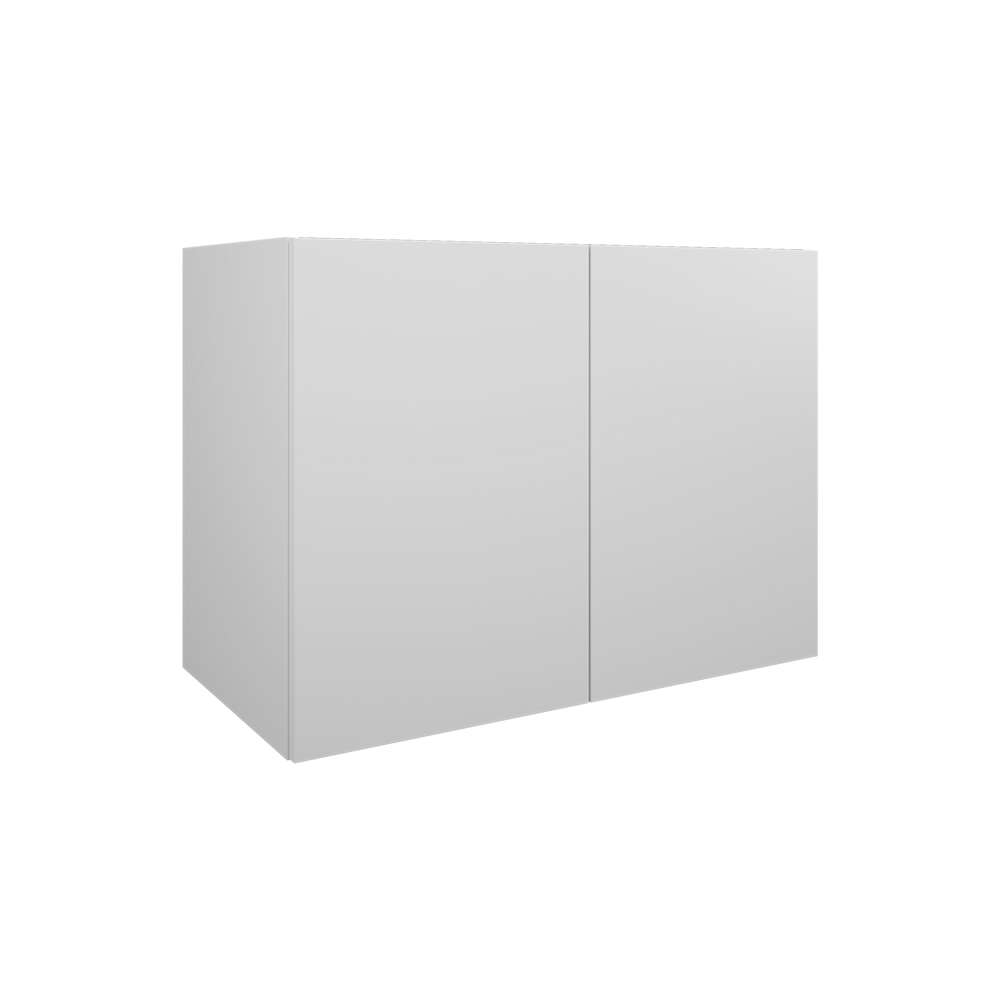 Image du produit MSV BLANC MAT L88 H64 P45 2 PORTES MELAMINE POUR SIMPLE VASQUE - DOM133