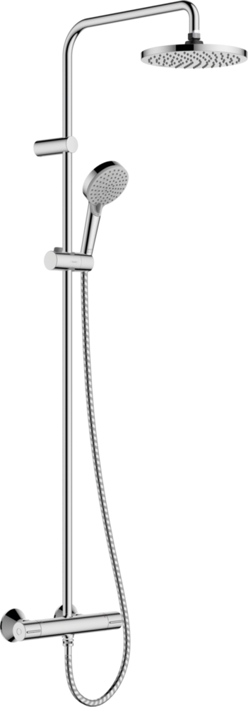 Image du produit SHOWERPIPE 200 1JET ECOSMART AVEC THERMOSTAT DOUCHE CHROMÉ - 26089000