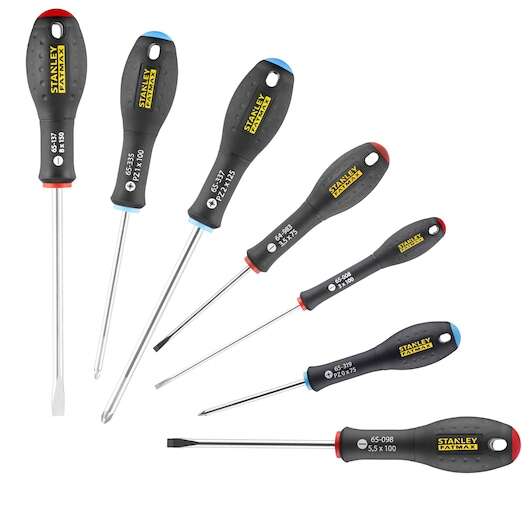 Image du produit TOURNEVIS ELECTRICIEN + MECANICIEN + POZI - JEU DE 7PCS FATMAX - 0-65-425