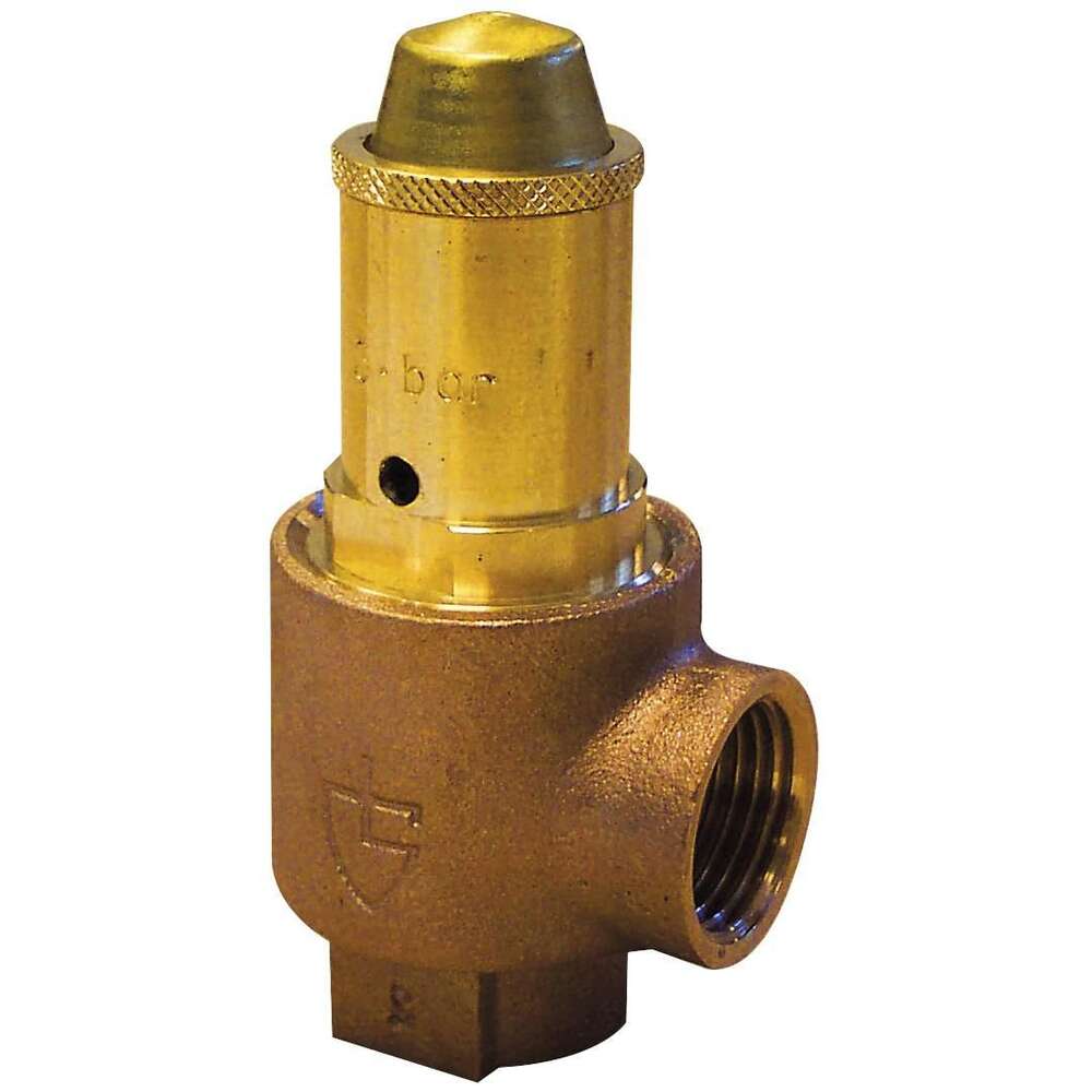 Image du produit SOUPAPE DE SURET&Eacute; G  1/2 F 3 BAR CORPS BRONZE - S15G