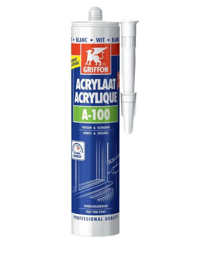 Image du produit MASTIC  ACRYLIQUE A-100 CART  300 ML BLANC