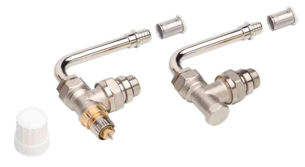 Image du produit KIT HYDROCABL&Eacute; 45MM HC-RE. RA-IN EQUERRE + RLV-S POUR PER 12MM, &Agrave; SERTIR AVEC COUDE ORIENTABLE - 013G2332