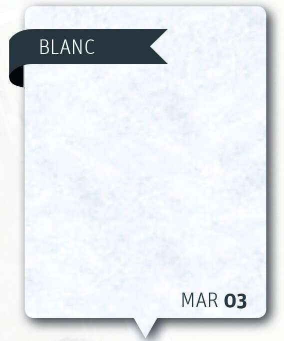 Image du produit PANNEAU MURAL ASPECT MARBRE VIPANEL L150 2.55M EP.3MM BLANC MAT - PMMAR150250303P