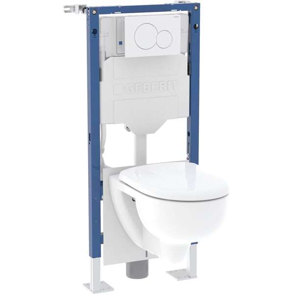 Image du produit B&Acirc;TI-PACK WC DUOFIX 112 CM + PLAQUE SIGMA 01 12 CM +  WC RENOVA TURBOFLUSH - 118.365.11.1