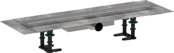 Image du produit CANIVEAU DE DOUCHE RAINDRAIN COMPACT LIN&Eacute;AIRE 800 AVEC HAUTEUR D'ENCASTREMENT 43 MM - 56166800