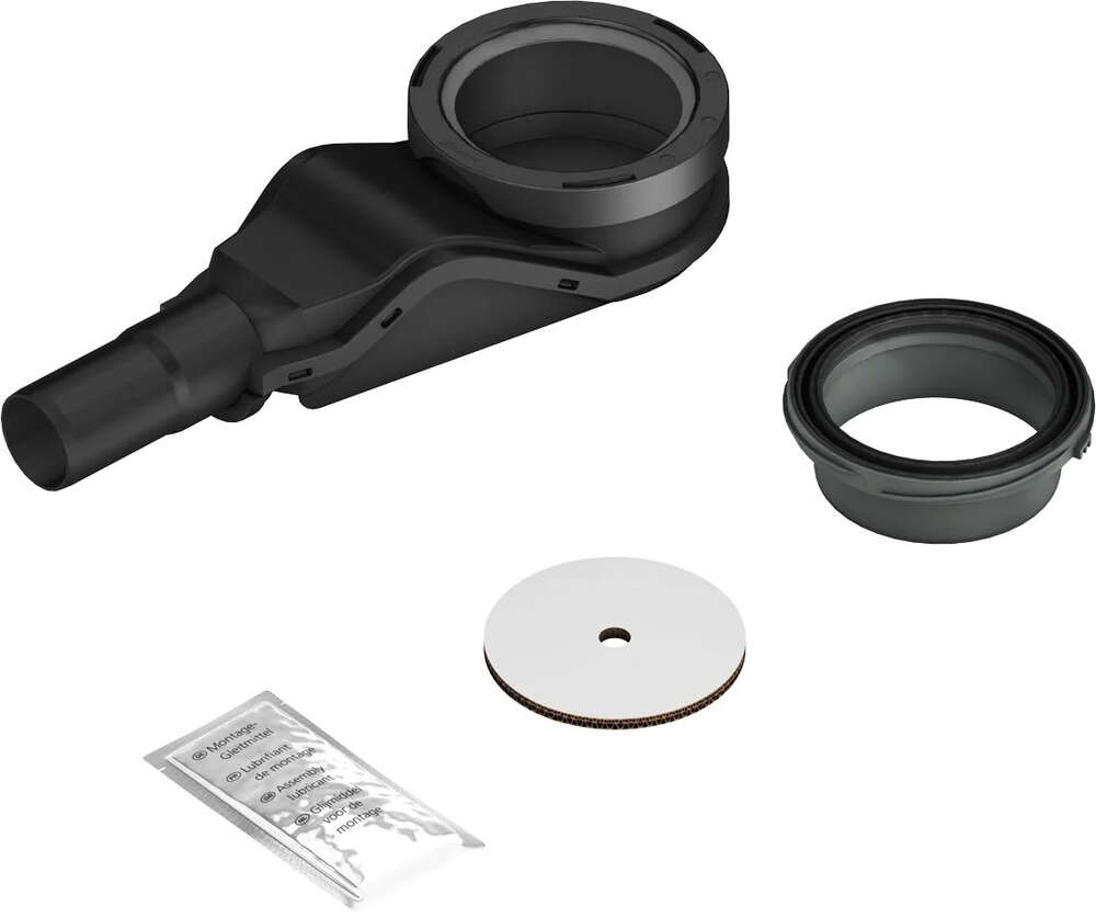 Image du produit BONDE WEDI FUNDO WAVE ECOULEMENT MINI MAX HORIZONTAL DN 40 EXTRA PLAT - 077500013