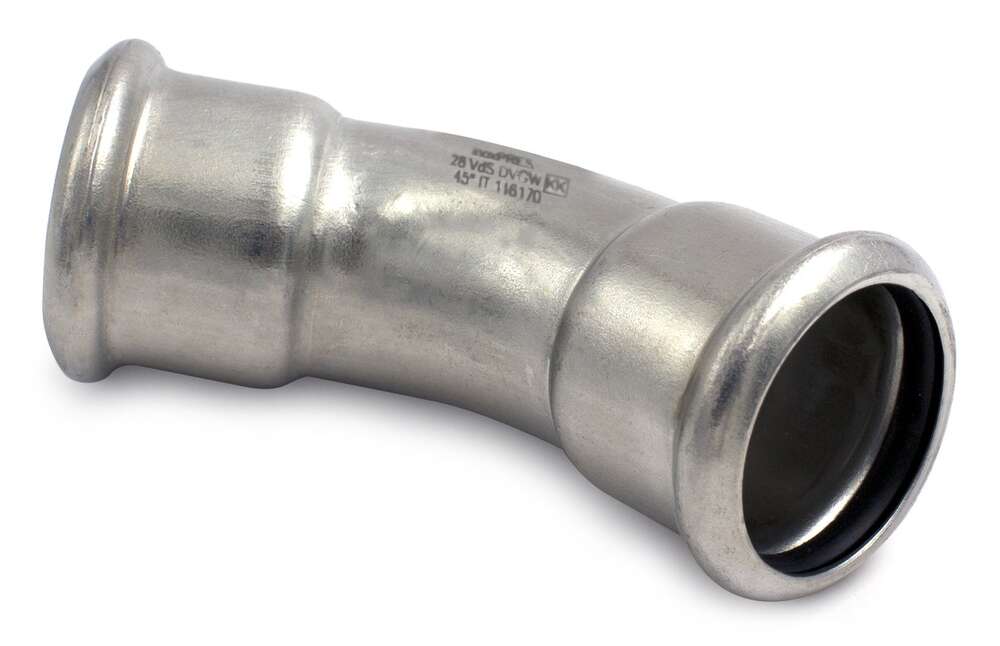 Image du produit COUDE 45&deg; &Oslash; 35 FF INOX REF 181/450 - 181035450