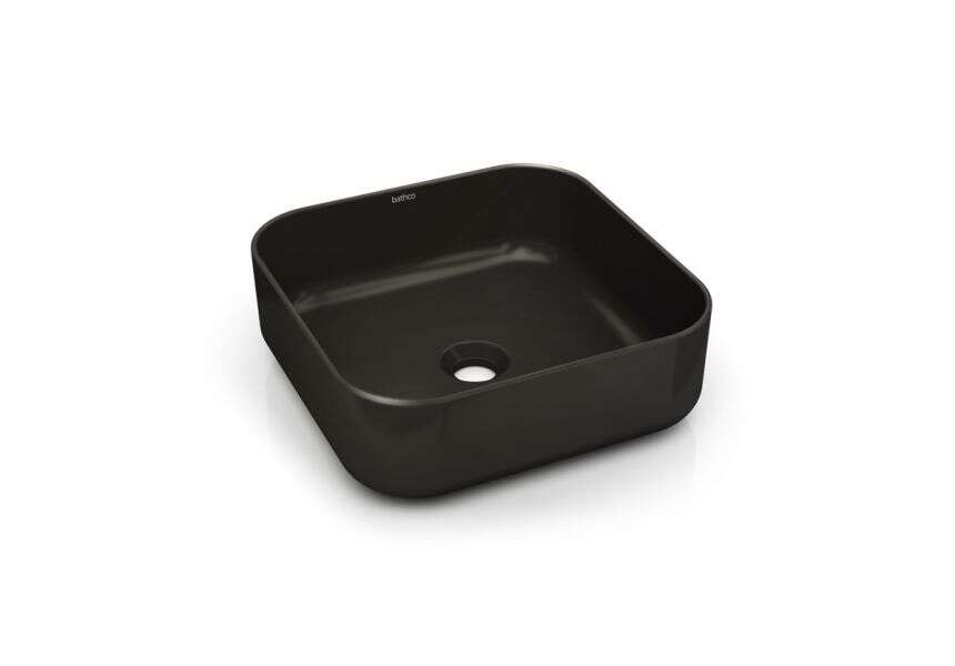 Image du produit VASQUE CARREE NOIR MAT 385X385X140 - 4152