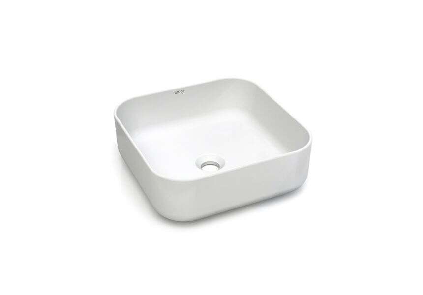 Image du produit VASQUE CARREE BLANC MAT 385X385X140 - 4153
