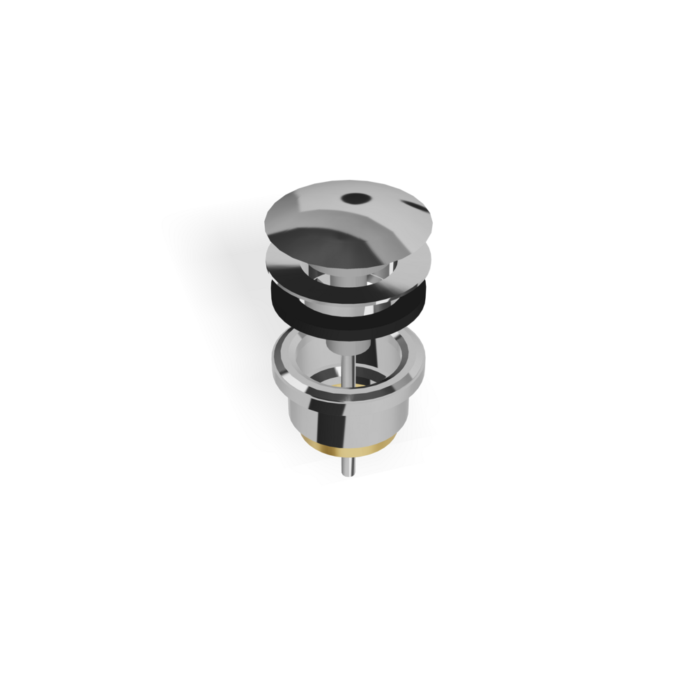 Image du produit BONDE CLICK-CLACK CHROME UNIVERSELLE AVEC OPTION &Eacute;COULEMENT LIBRE - ITRTSA117CC