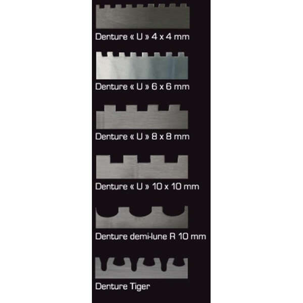 Image du produit COFFRET DE 6 PLATOIRS A COLLE INOX 280 X 115 - 11255043