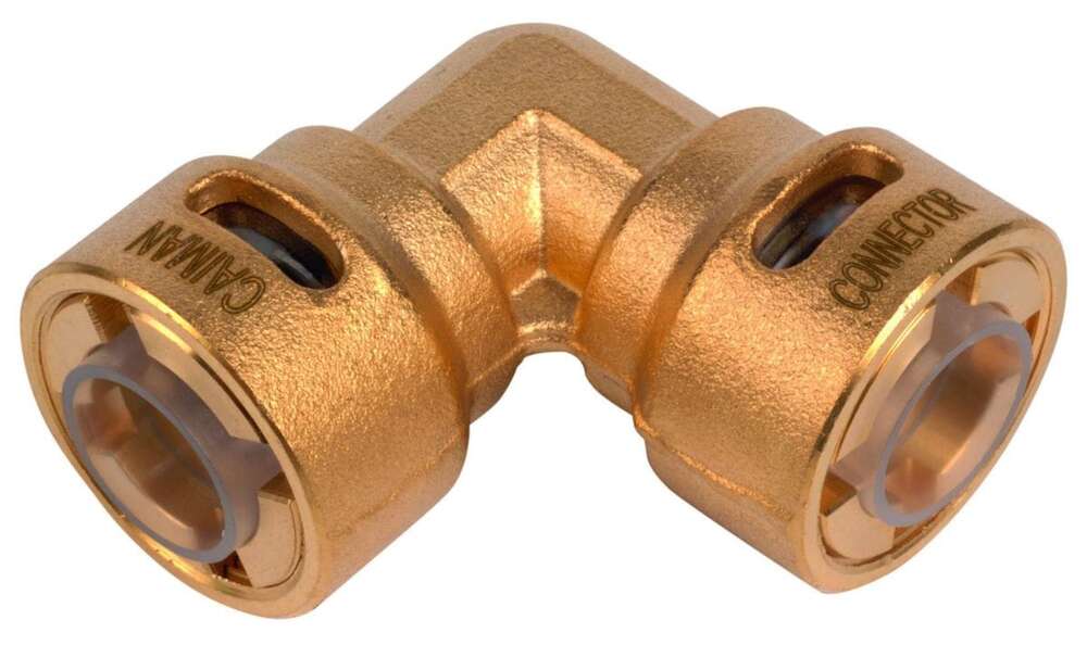 Image du produit CA&Iuml;MAN RACCORD RAPIDE 90&deg; &Agrave; PRESSION 5/8" - RAC54016