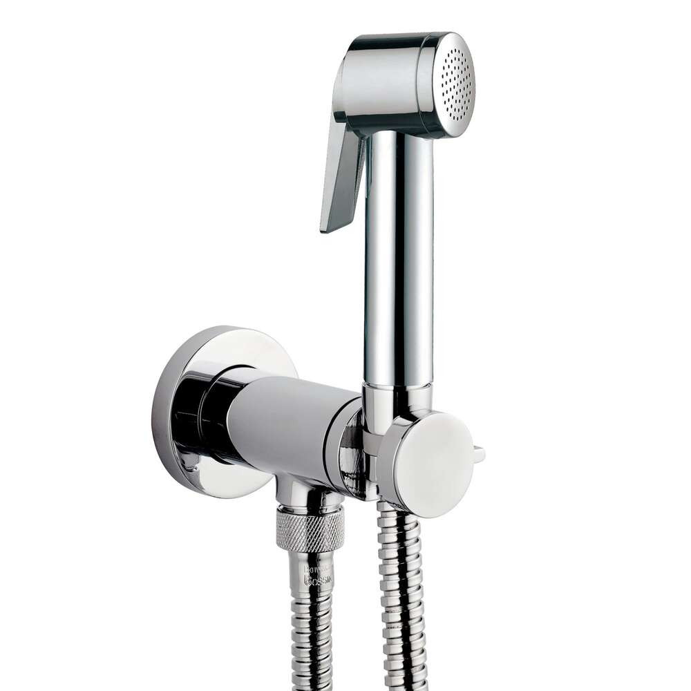 Image du produit ENSEMBLE ROBINET D'ARR&Ecirc;T 1/2" M AVEC DOUCHETTE D'ARR&Ecirc;T EN ABS PALOMA-FLAT - E41001B00030015