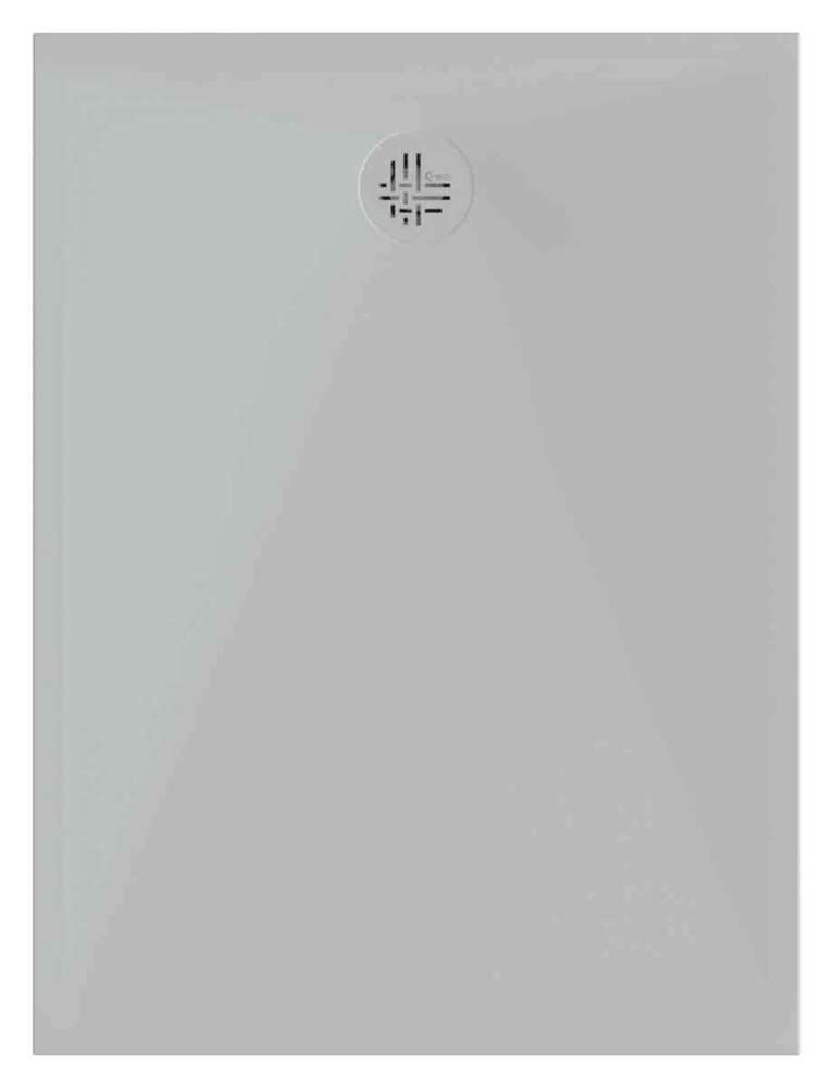 Image du produit RECEVEUR KINESURF NOVA 120X90 BLANC MAT PN12 LIVR&Eacute; AVEC BONDE EXTRA-PLATE - RD1238BM