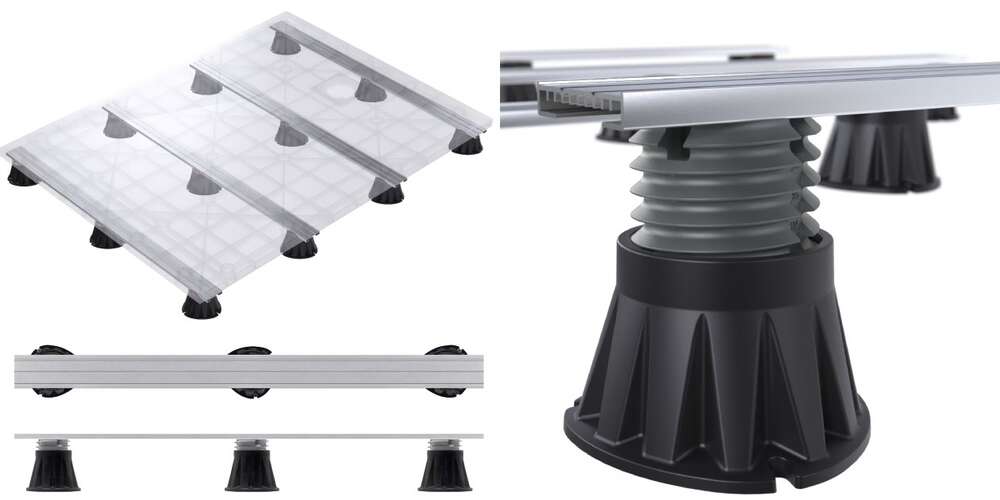 Image du produit STABILIRAIL - RAIL STABILISATEUR 3 PIEDS, HAUTEUR AJUSTABLE, ULTRA RESISTANT - 150680