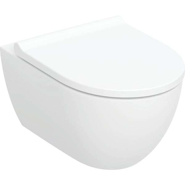Image du produit PACK WC SUSP GEBERIT ACANTO, CAR&Eacute;N&Eacute;, TURBOFLUSH, ABAT RALENTI ET D&Eacute;CLIPSABLE BLANC - 502.774.00.1