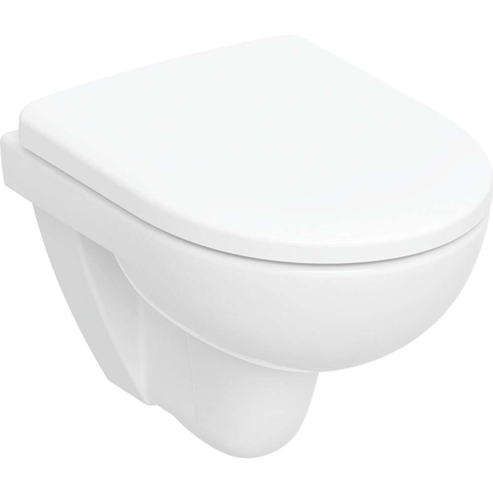 Image du produit PACK WC SUSP GEBERIT RENOVA COMPACT, RIMFREE, AB FERM STD DECLIP VERROU BLC - 503.188.00.1