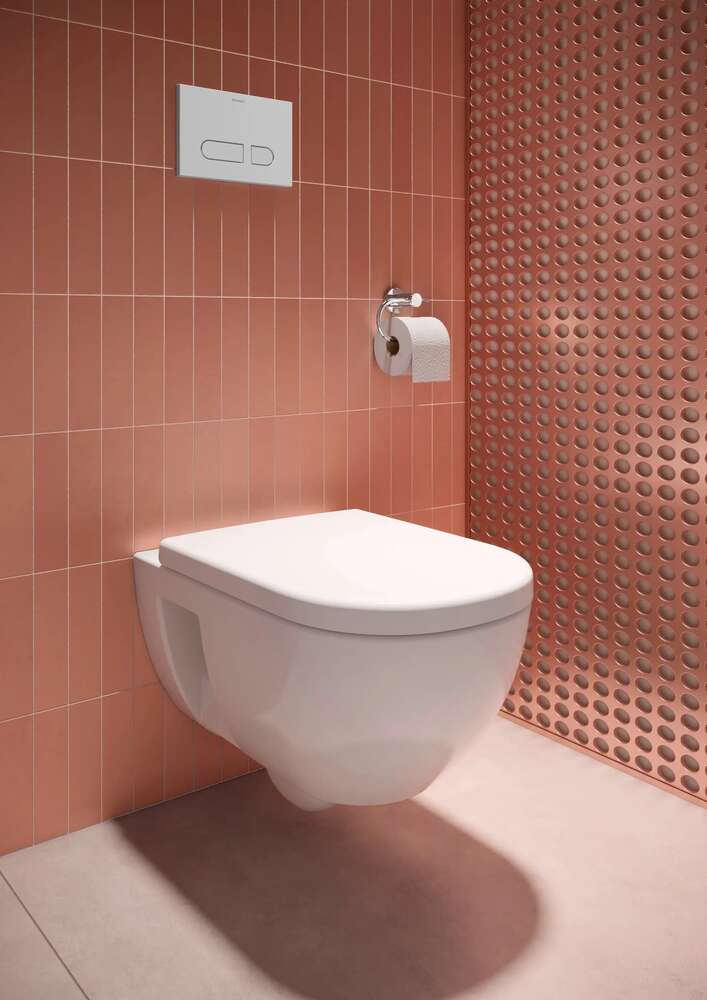 Image du produit PACK WC SUSPENDU D-CODE 57CM ABATTANT SOFT CLOSE BLANC - 45140900A1