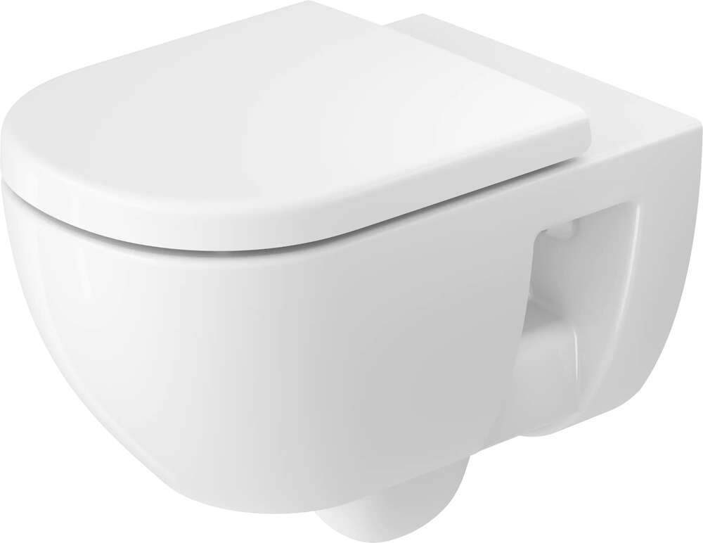 Image du produit PACK WC SUSPENDU D-CODE 57CM ABATTANT SOFT CLOSE BLANC - 45140900A1