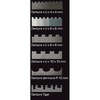 Image du produit COFFRET DE 6 PLATOIRS A COLLE INOX 280 X 115 - 11255043
