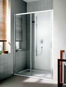 Image produit PORTE COULISSANTE 1200 ARGENT VERRE CLAIR CADA XS