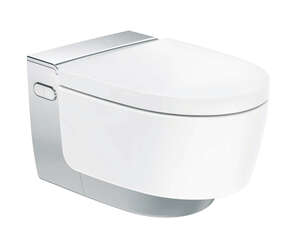 Image produit WC SUSPENDU LAVANT AQUACLEAN MAIRA COMFORT BLANC/CHROME - 146.218.21.1