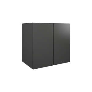 Image produit MSV GRAPHITE MAT L68 H64 P45 2 PORTES MELAMINE POUR SIMPLE VASQUE - DOM126