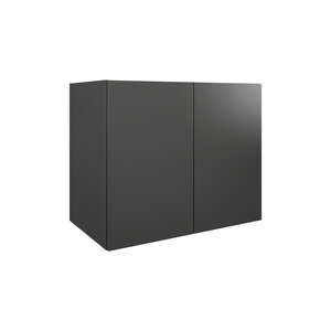 Image produit MSV GRAPHITE MAT L78 H64 P45 2 PORTES MELAMINE POUR SIMPLE VASQUE - DOM130