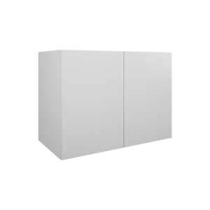 Image produit MSV BLANC MAT L88 H64 P45 2 PORTES MELAMINE POUR SIMPLE VASQUE - DOM133