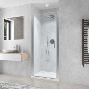Image produit PAROI PIVOTANTE CARIBA CIPIV L100 2M ARGENT POLI V.CLAIR CLEAN - CIPIV100200VPE