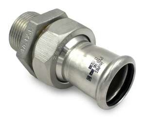 Image produit RACCORD UNION &Oslash; 15X1/2' FILETE MALE INOX REF 184/002 - 18401500