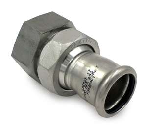 Image produit RACCORD UNION &Oslash; 22X3/4' TARAUDE FEMELLE INOX REF 184/003 - 18402200