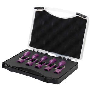 Image produit COFFRET DE 10 TREPANS DIAMANT A SEC M14 D.8 - 11101449