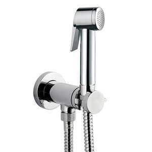 Image produit ENSEMBLE ROBINET D'ARR&Ecirc;T 1/2" M AVEC DOUCHETTE D'ARR&Ecirc;T EN ABS PALOMA-FLAT - E41001B00030015