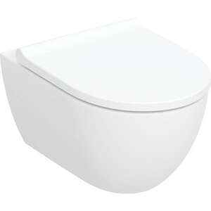 Image produit PACK WC SUSP GEBERIT ACANTO, CAR&Eacute;N&Eacute;, TURBOFLUSH, ABAT RALENTI ET D&Eacute;CLIPSABLE BLANC - 502.774.00.1