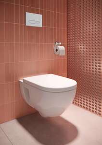 Image produit PACK WC SUSPENDU D-CODE 57CM ABATTANT SOFT CLOSE BLANC - 45140900A1